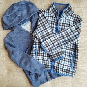 Uniqlo kids Fleece and hoodie set (Age 3-4)